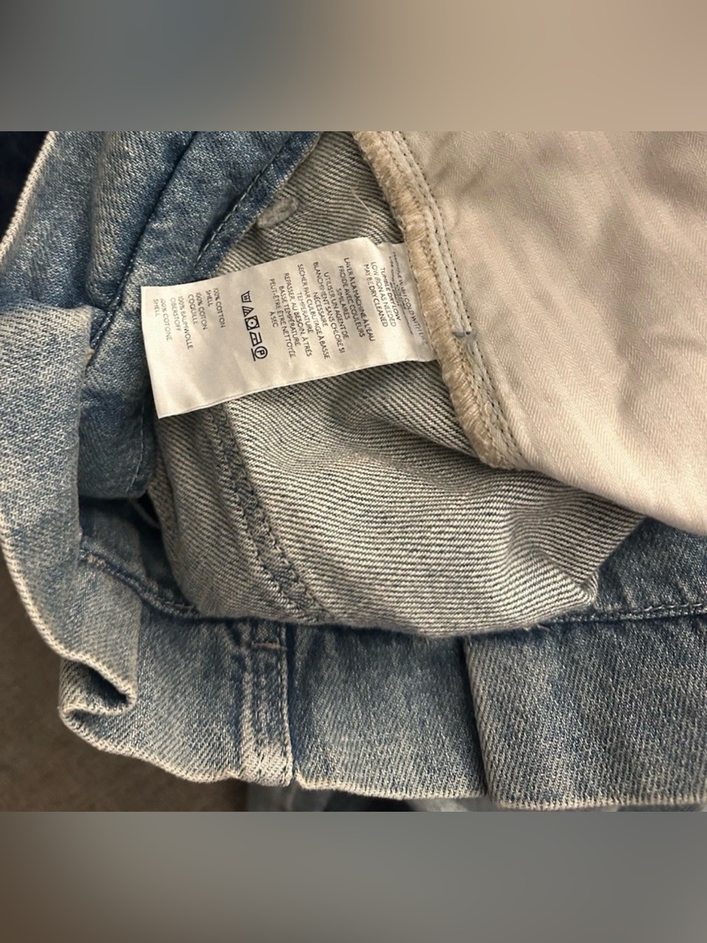 Free People We The Free Forager Super Wide Leg Jeans 32 Boho Barrel Cool Water - Picture 6 of 8